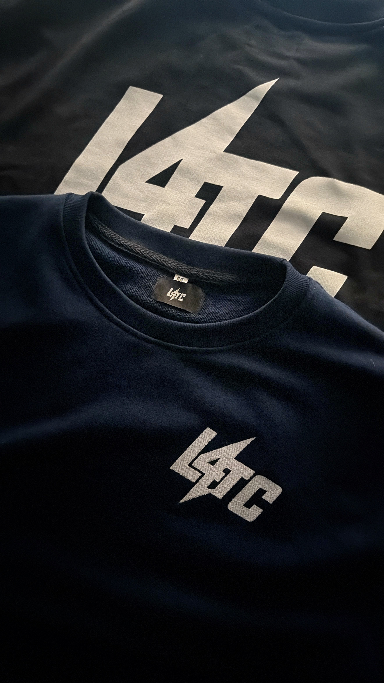 L4TC Classic Tee — navy stacked